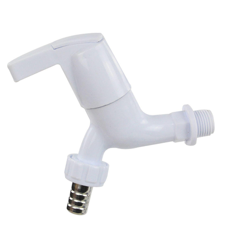 White Color Good Quality PVC Plastic Water Tap Faucet