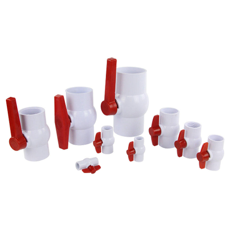 U PVC Plastic Ball Valve NEW Plastic Butterfly Handle PVC Compact Ball Valve 1/2 Inch to 6 Inch