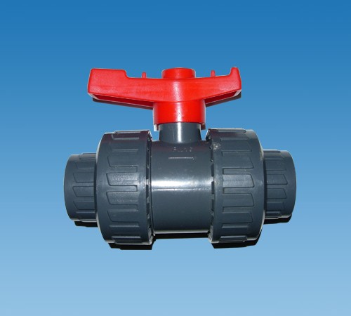 ASTM 40 Socket UPVC Double True Union Ball Valve