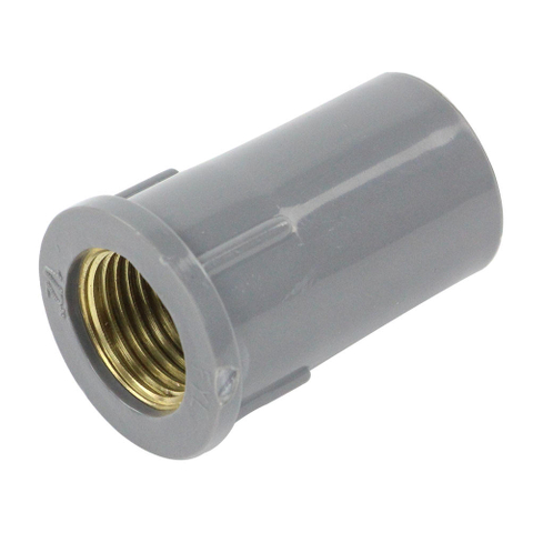 PVC Plastic Male / Female Adaptor with Brass PVC Thread Fittings BS Standard with BS Standard
