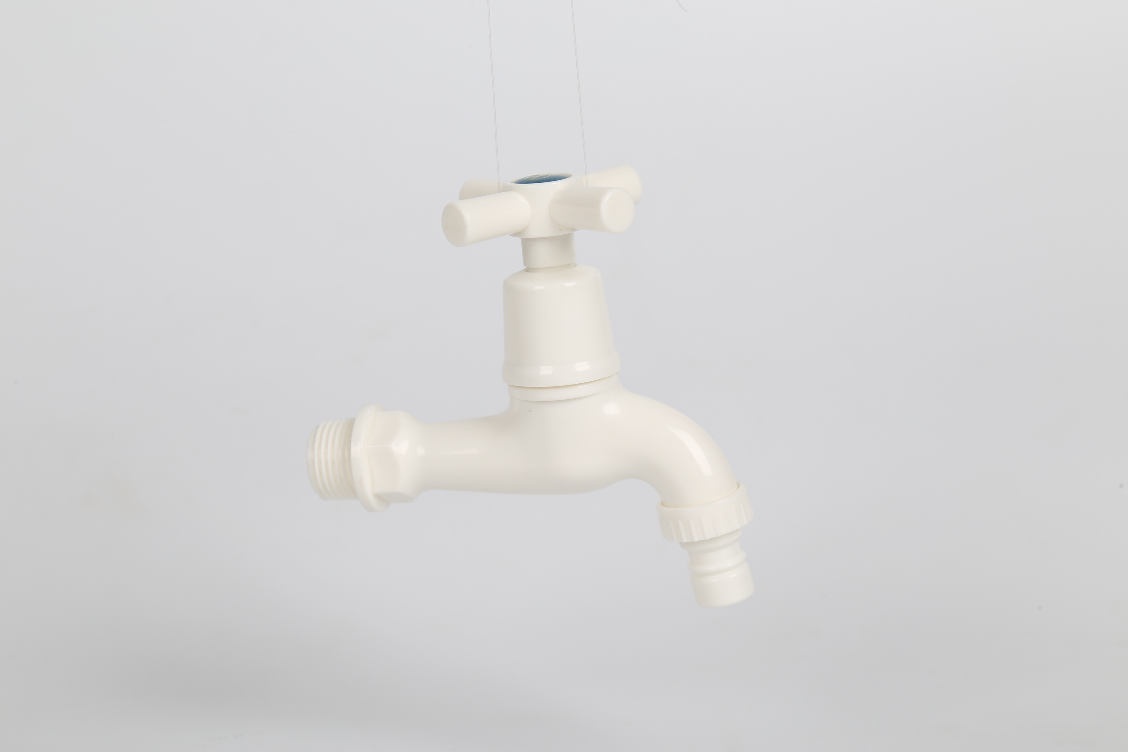 White Color Good Quality PVC Plastic Water Tap Faucet