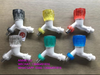 White Plastic Garden Tap PVC Faucet Water Taps With Nozzle
