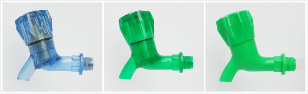 JS High Quality Water Faucet Transparent Handle