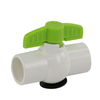 China Factory Butterfly Handle 1/2 Inch to 6 Inch PVC Compact Ball Valve