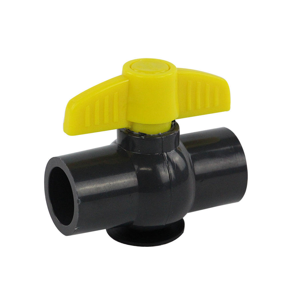 China Factory Butterfly Handle 1/2 Inch to 6 Inch PVC Compact Ball Valve