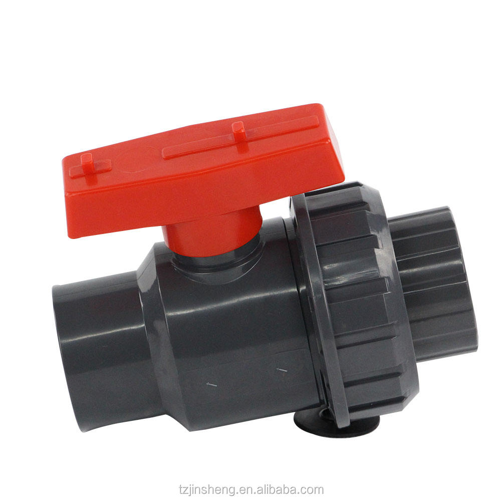 UPVC Single Union Ball Valve with Socket or Thread BSPT