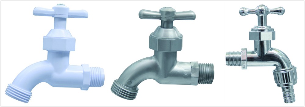 1/2 Inch Plastic PVC Bibcock Tap with Nozzle