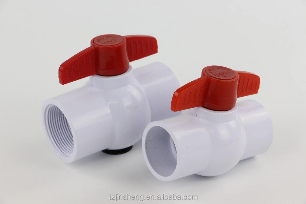 Single Handle Design Plastic Ball Valve, Manufacturer Supplied PVC Ball Valve