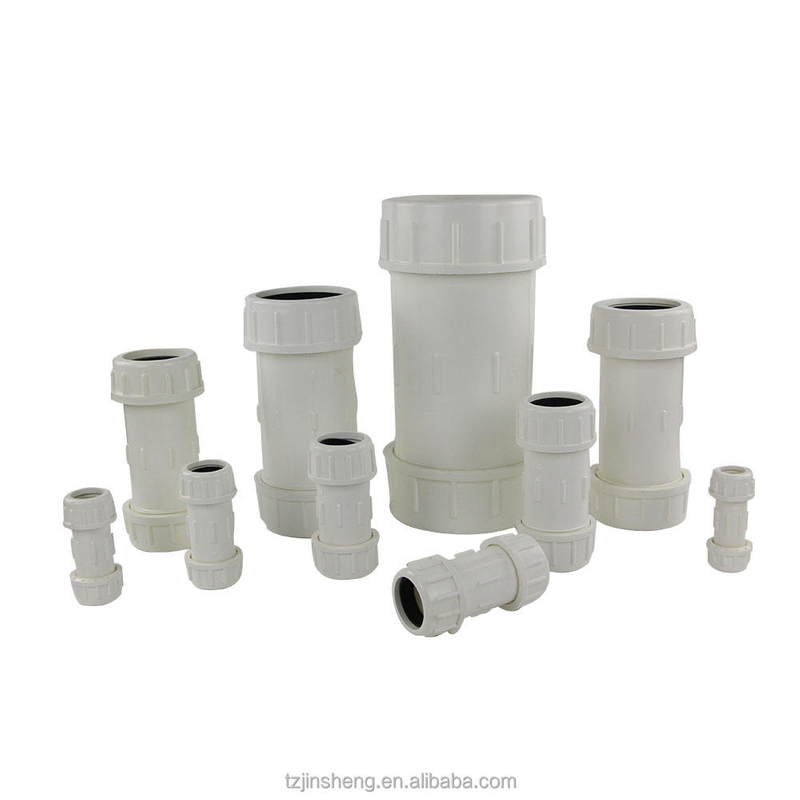 Plastic PVC Hydraulic Quick Pipe Compression Coupling Fitting