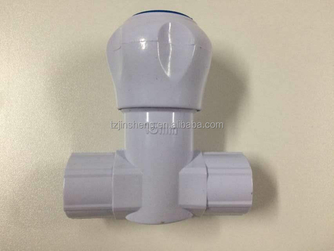 JS High Quality PVC Gate Valve With Any Color Available/PVC Stop Valve/UPVC Stop Valve
