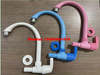 Single plastic wall-mounted water tap