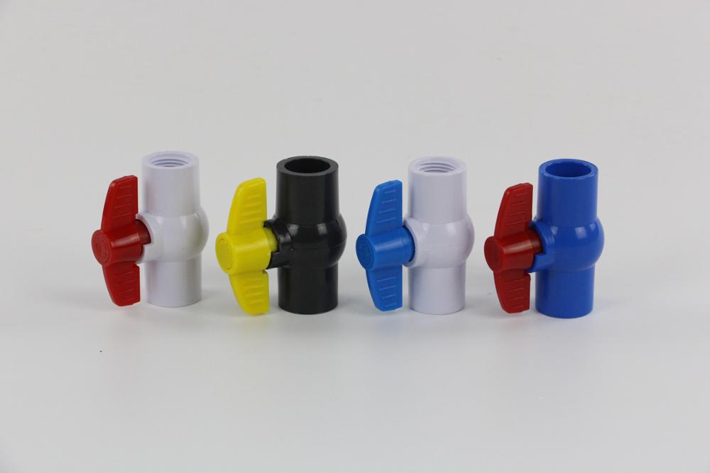 Single Handle Design Plastic Ball Valve, Manufacturer Supplied PVC Ball Valve