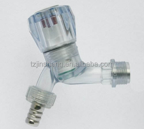 JS High Quality Water Faucet Transparent Handle