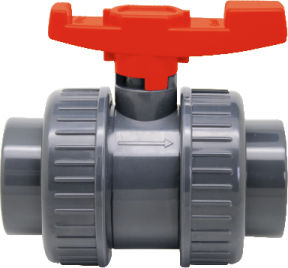 PVC double and single Union Ball Valve Wish all standard