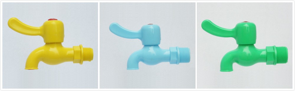 Plastic PVC Garden Tap PP Plastic Bib Tap With Long Body