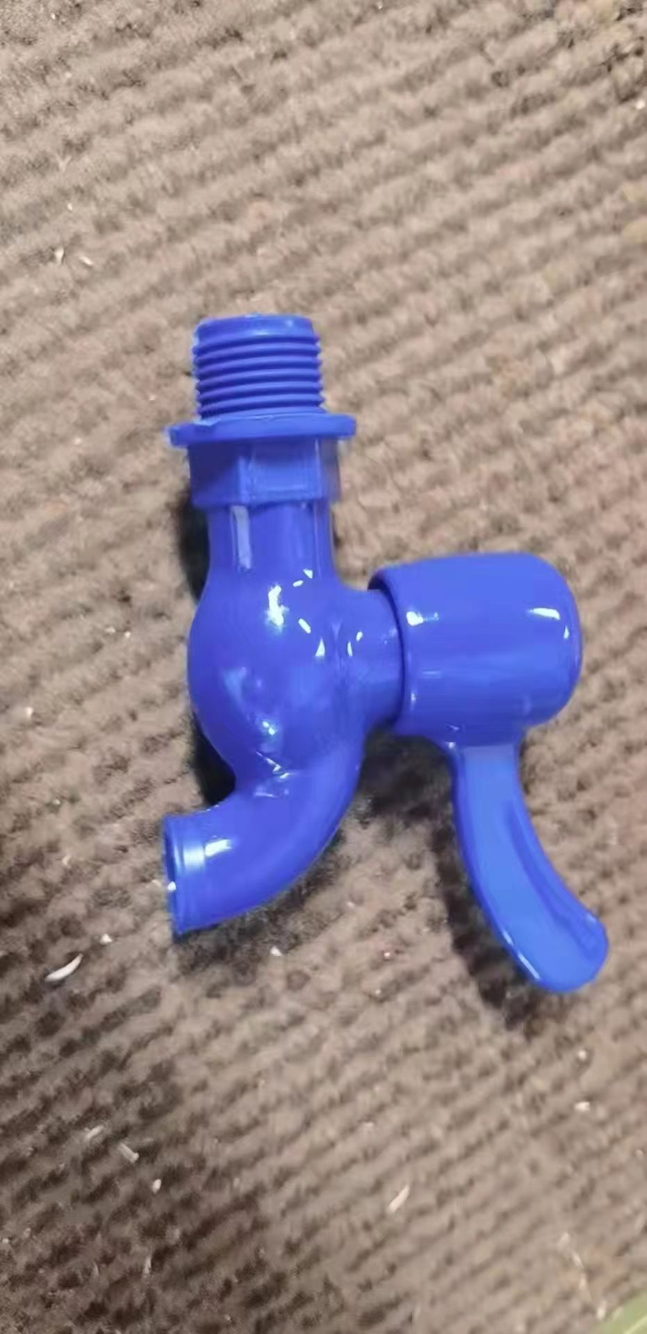 White Plastic Garden Tap PVC Faucet Water Taps With Nozzle