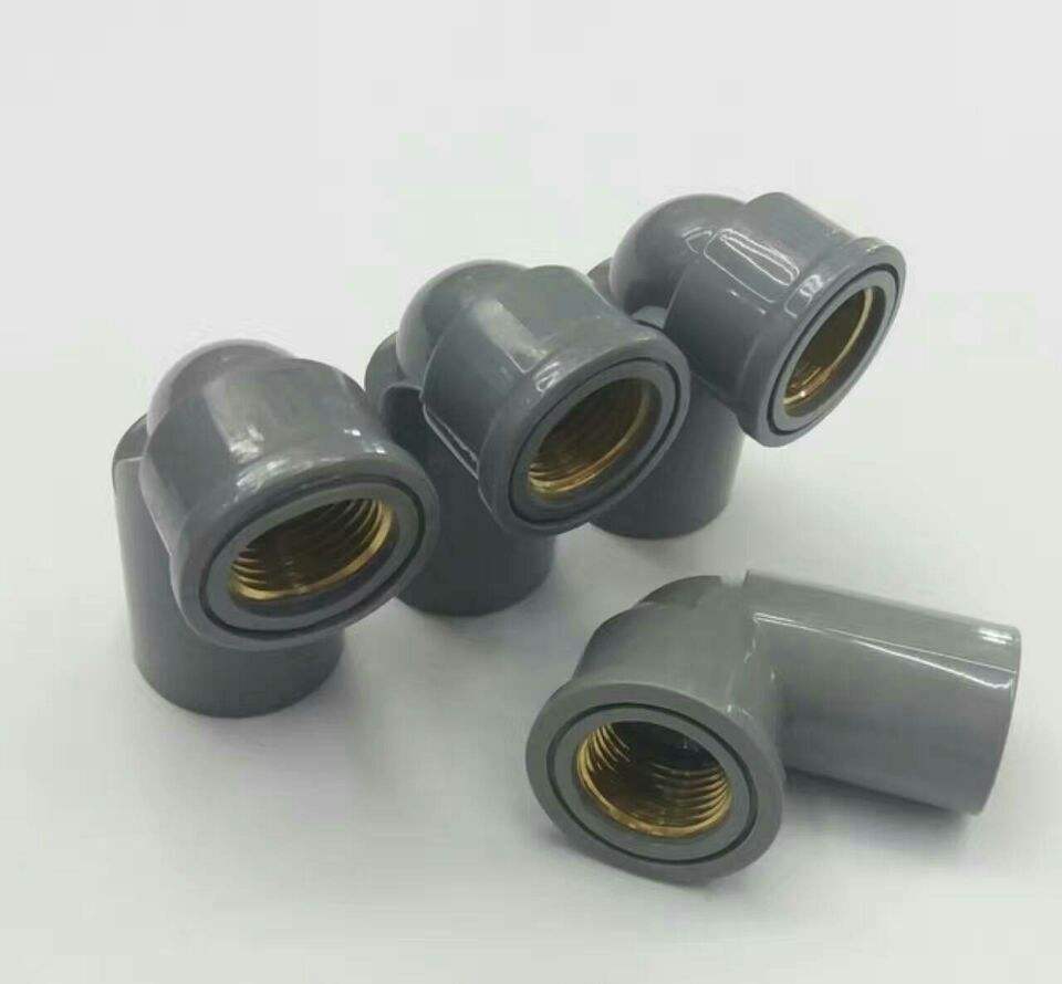 PVC Fitting Elbow With Brass