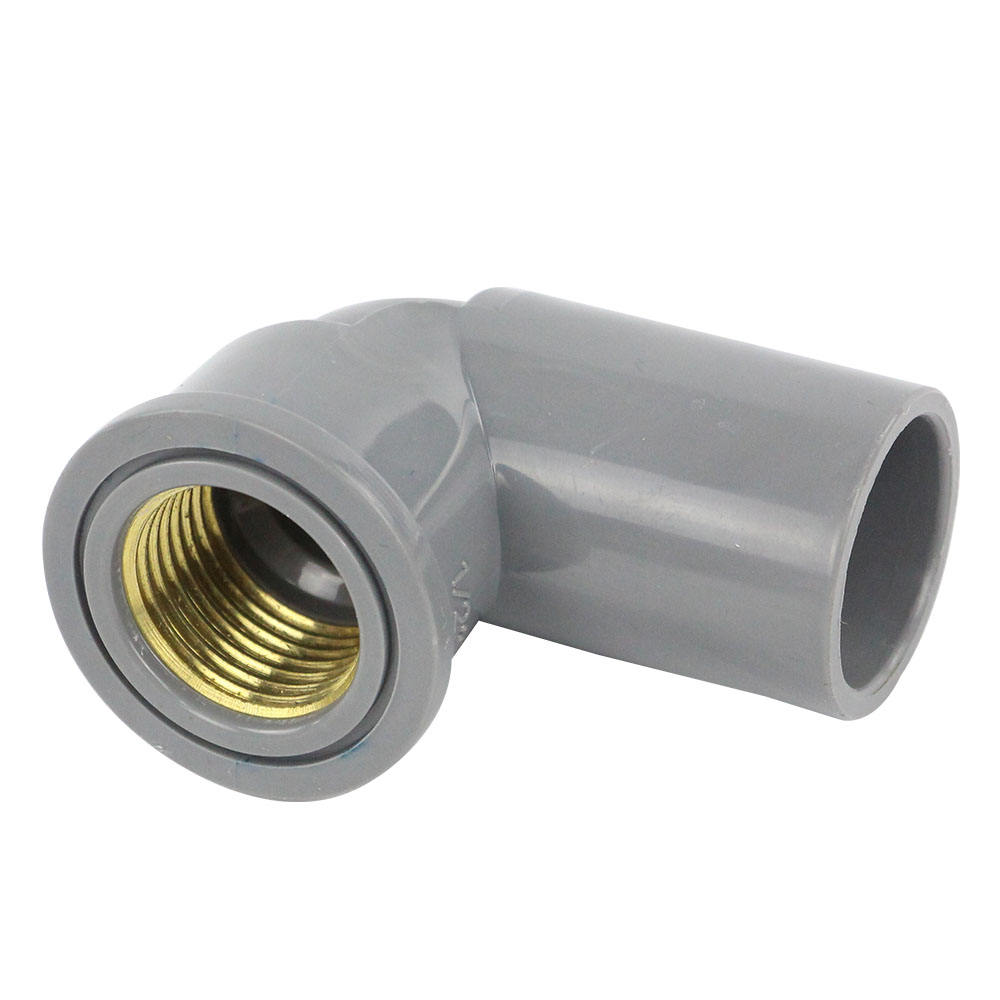 PVC Pipe fitting with brass thread