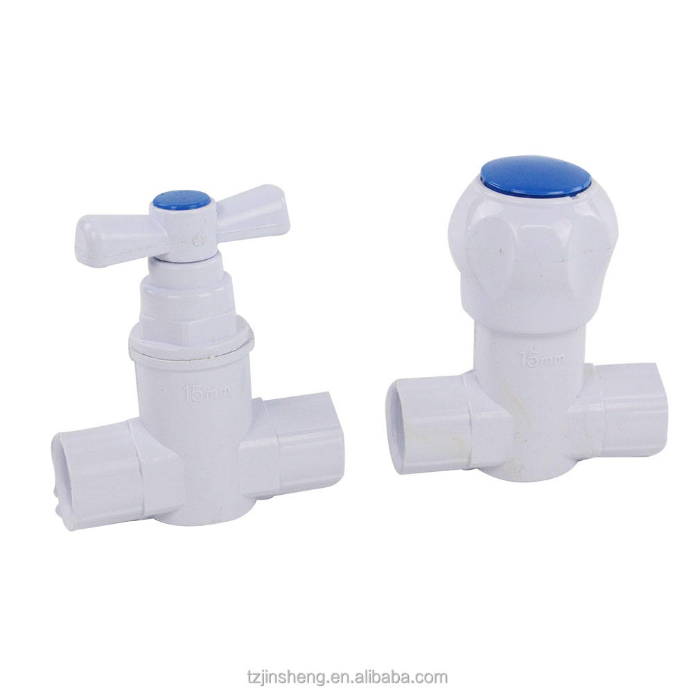 JS High Quality PVC Gate Valve With Any Color Available/PVC Stop Valve/UPVC Stop Valve
