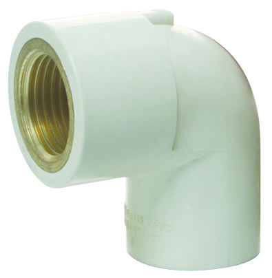 PVC Fitting Elbow With Brass