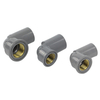 UPVC Pipe, Brass Elbow