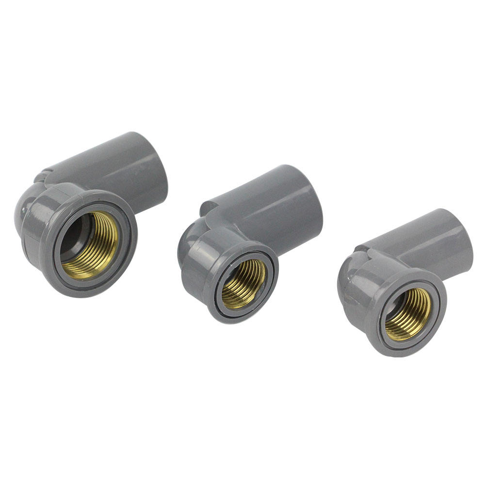 UPVC Pipe, Brass Elbow
